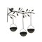 Metal Tree Branch Plant Hook Basket Hanger Bracket Decorative Wall Decor
